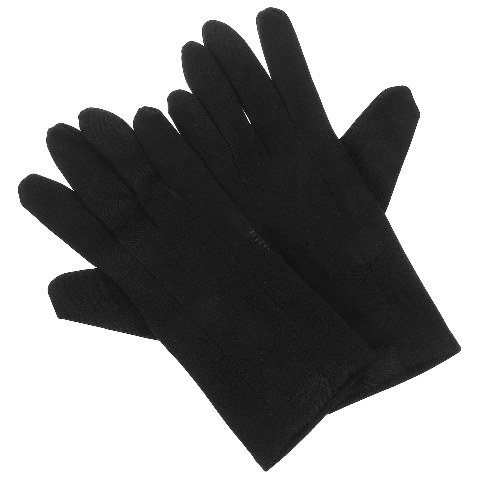 

Unisex Winter Black Gloves Silicone Anti-Slip Touch Screen Reflective Sports Gloves Warm for Cycling Running Outdoor