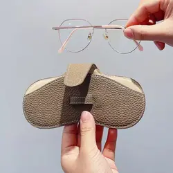 Soft Leather Glasses Bag Case Solid Sun Glasses Pouch Simple Eyewear Storage Bags Portable Sunglasses Box Eyeglasses Case 2023