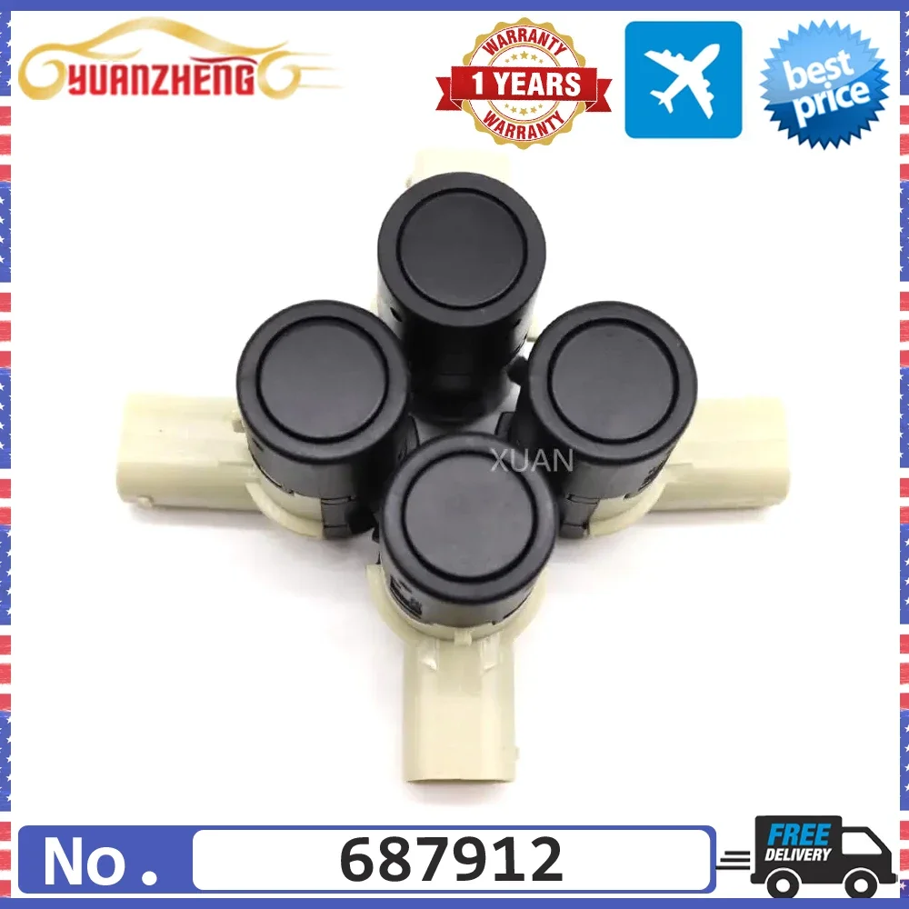 

687912 4pcs/lot PDC Parking Sensor Bumper For Maserati GranSport GranTurismo Quattroporte Coupe Spyder 4.2L 2005-2008
