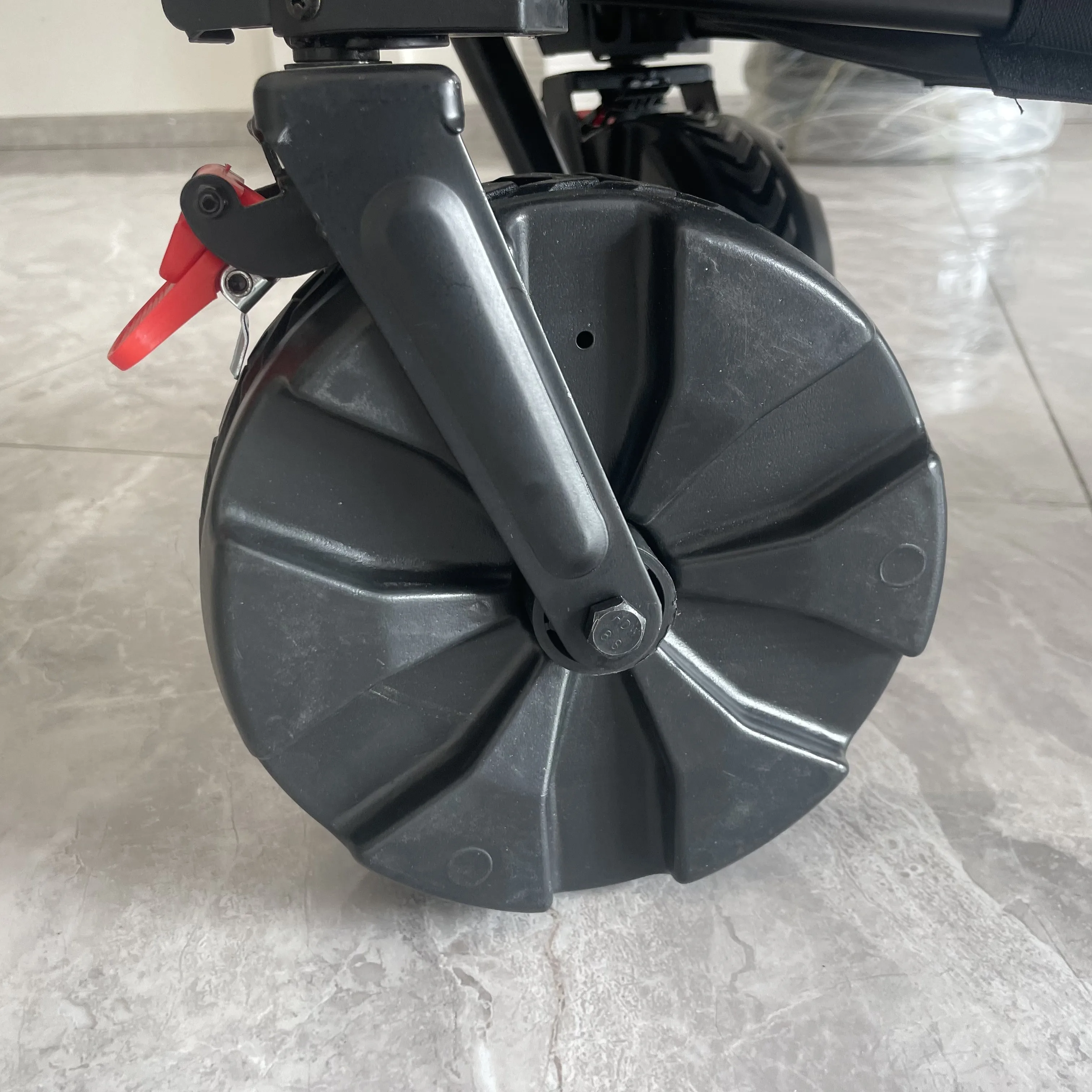 Robuster Klappwagen für den Garten, vierrädriger, faltbarer, tragbarer, faltbarer ATV-Strandwagen, Klappwagen für den Außenbereich