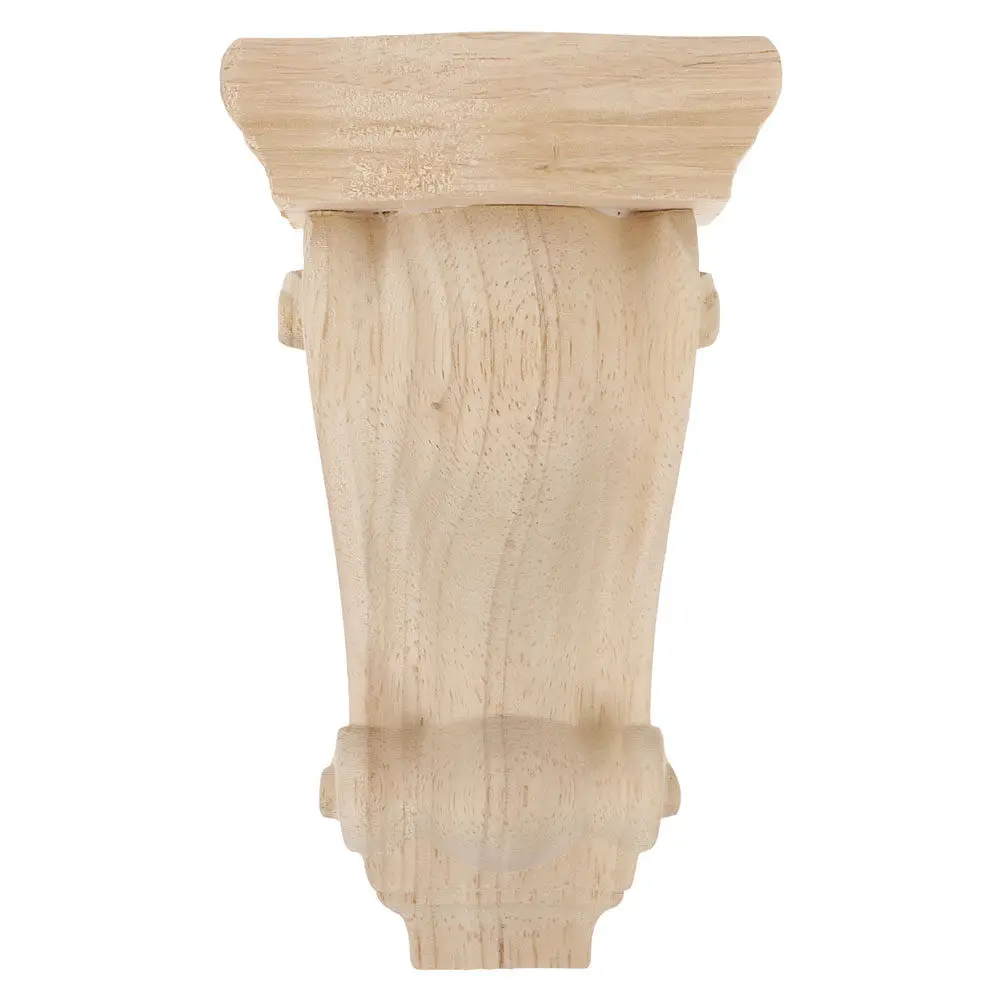 Carved Wooden Corbel European Style Sturdy Solid Wood Shelf Support Decorative Corner Applique for Fireplace Mantel Walls Doors