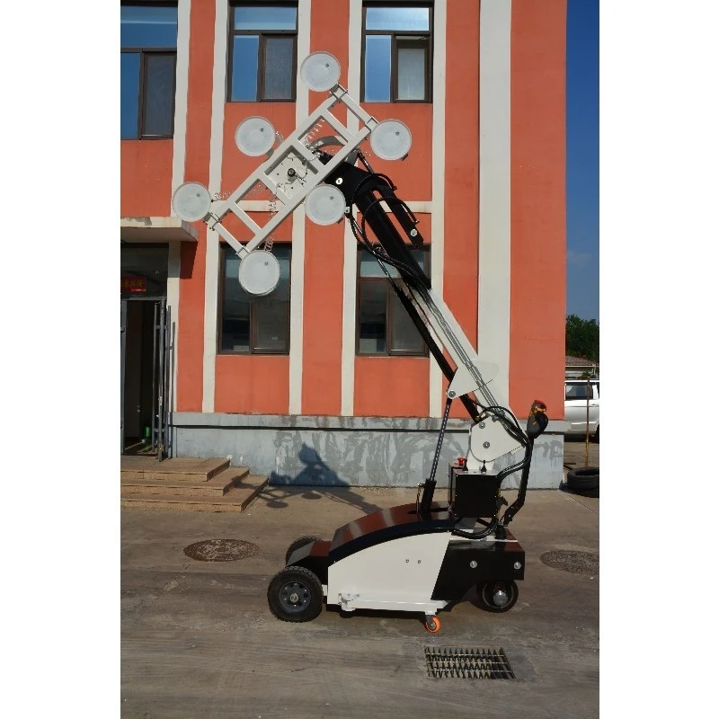 5M lifting height electric glass glazing robot building hydraulic vacuum lifter robot.