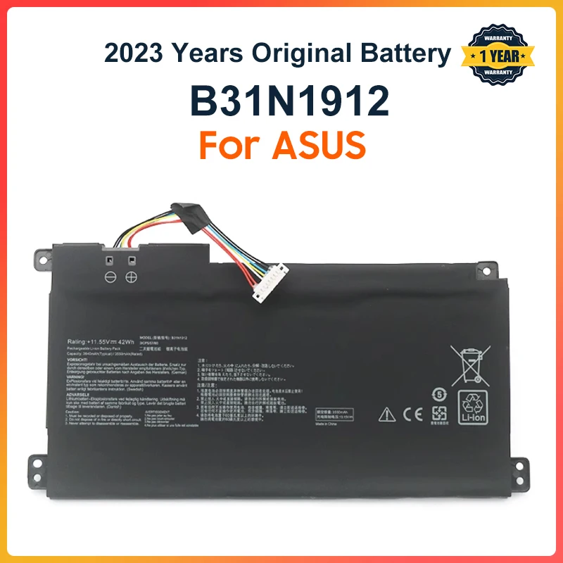 C31N1912 B31N1912 Laptop Battery For ASUS VivoBook 14 E410MA-EK018TS EK026TS BV162T F414MA E510MA EK017TS L410MA 42WH