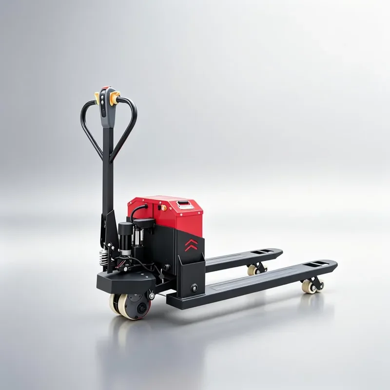 High load capacity 2 tons battery electric pallet truck, hydraulic walking pallet truck, suitable for factory logistics