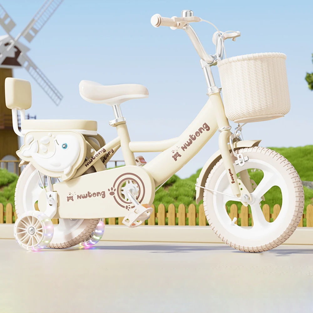 

Детский велосипед Hutong Adorable Animal Decor (3-6 лет) - с тренировочными колесами и корзиной для хранения