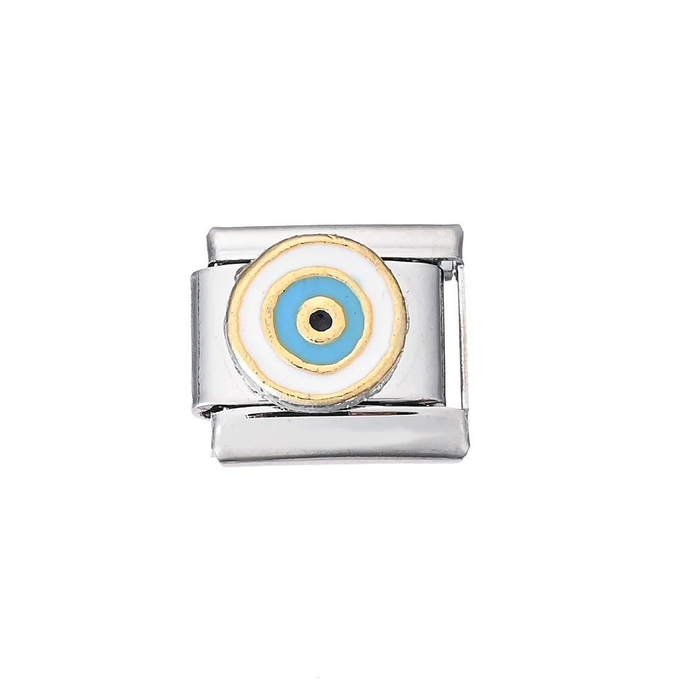 Evil Eye Stitching Bracelet Module for DIY Jewelry Making