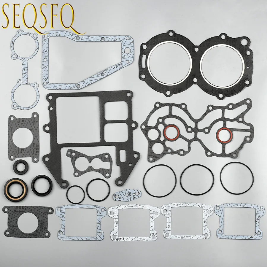 697-W0001 697-W0001-02 Power Head Gasket Kit For Yamaha 55HP 60HP 2 cyls Old Model Boat Motor 697-W0001-00 boat motor parts