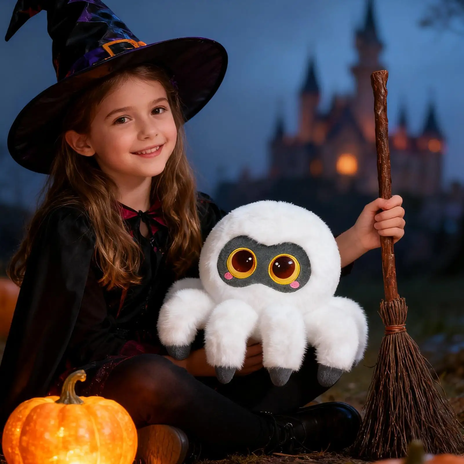 

Для большого глаза паук плюшевый паук 11,8 дюйма крупноглазый паук кукла Хэллоуин чучело животных для детей и взрослых детская спальня гостиная