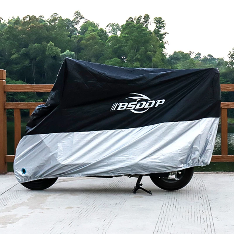 New Motorcycle Cover Waterproof Biker Rain Cover M L XL XXL XXXL XXXXL Moto Dust Rain Snow UV Protector Cover Indoor Outdoor