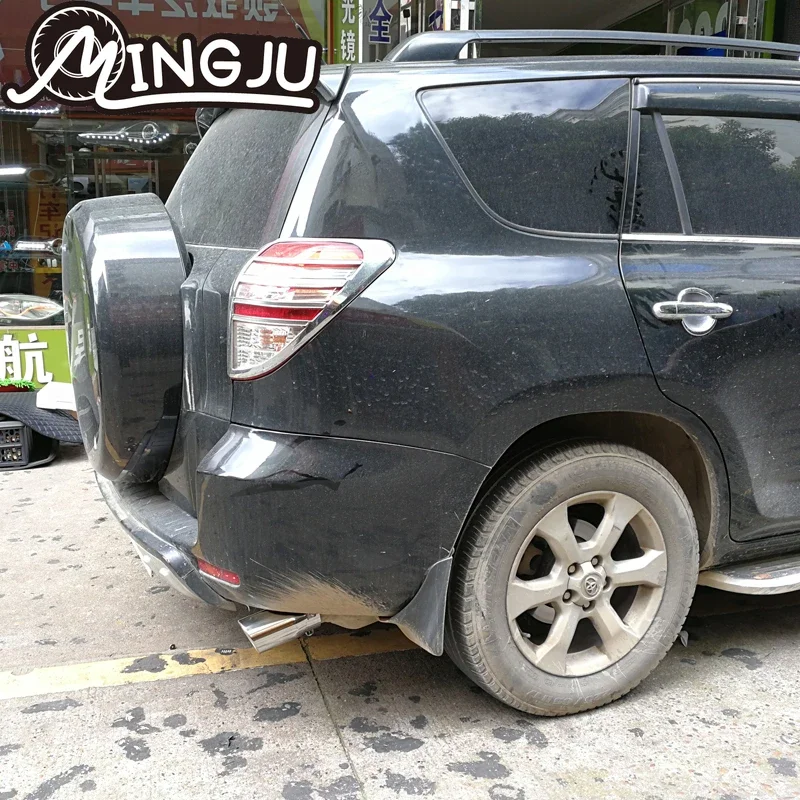 Car stainless steel exhaust pipe muffler for Toyota RAV4 2009 10 11 12 13 14 15 16 17 2018  car accessories Auto parts view 4