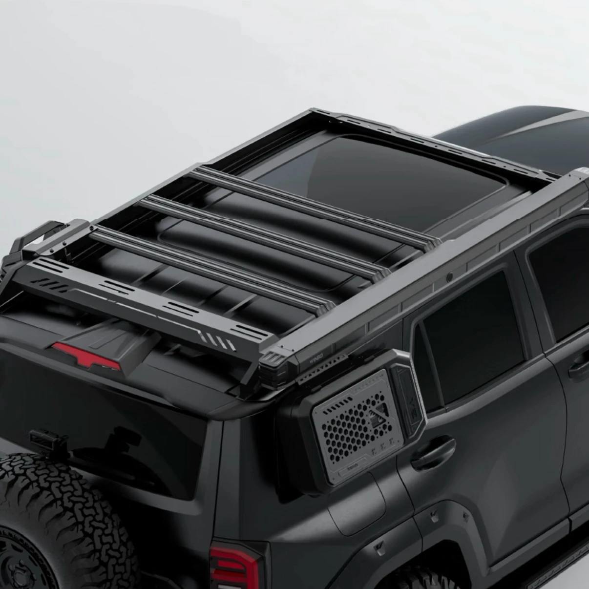 High Quality Off-Road Basket Luggage Car Roof Rack Carbon Steel & Aluminum Customized For Tank 400 Roof Platform