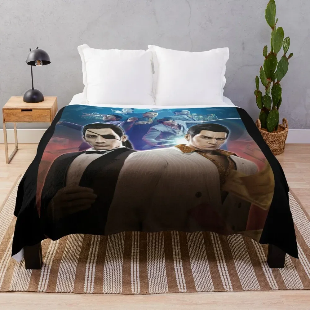 

Yakuza 0 Poster Throw Blanket sofa bed halloween Summer Beddings Blankets