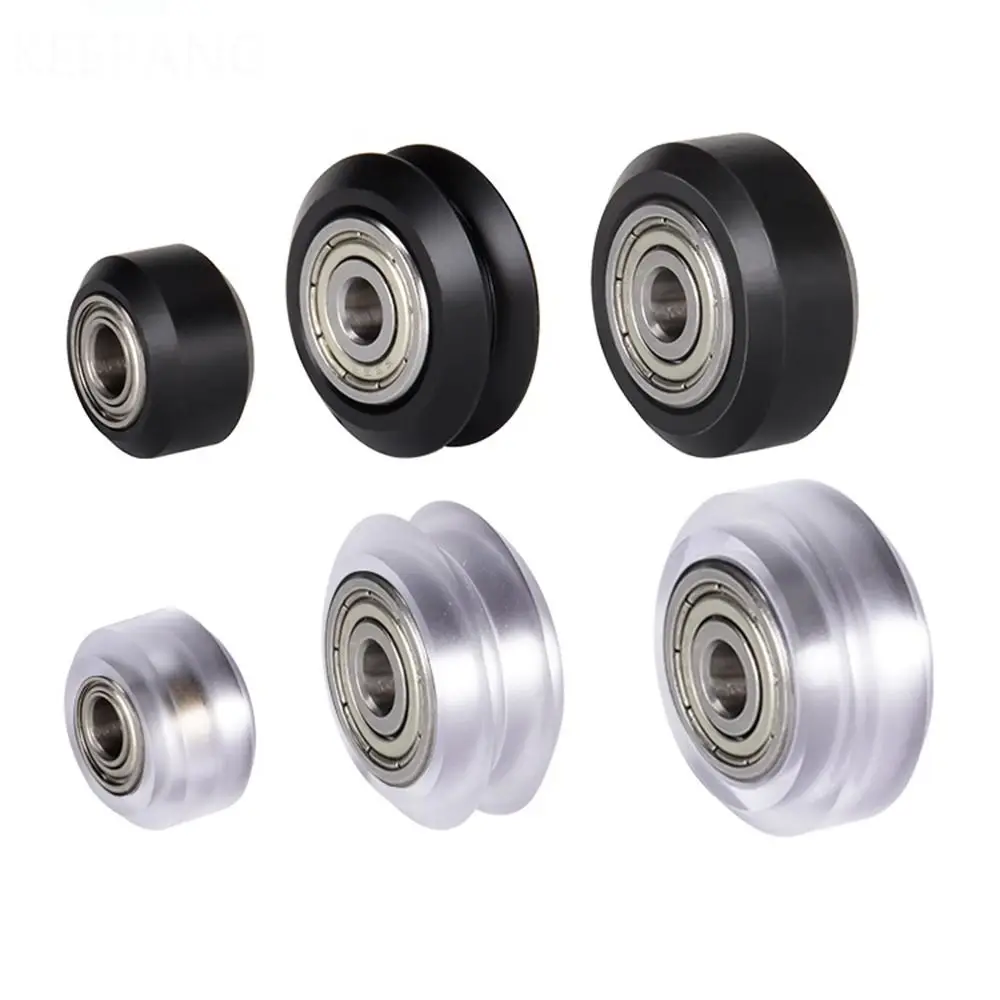 1Pc/5Pcs 625ZZ 625RS Bearing Pulley Plastic MR105zz POM Wheel Black Transparent Small Big V-Slot Models Idler Gear