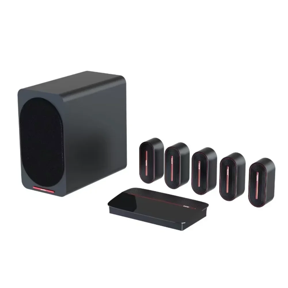 Stylish design High-quality smart home theater system 5.1 7.1 Multifunctional speakers Speaker, built-in TV box