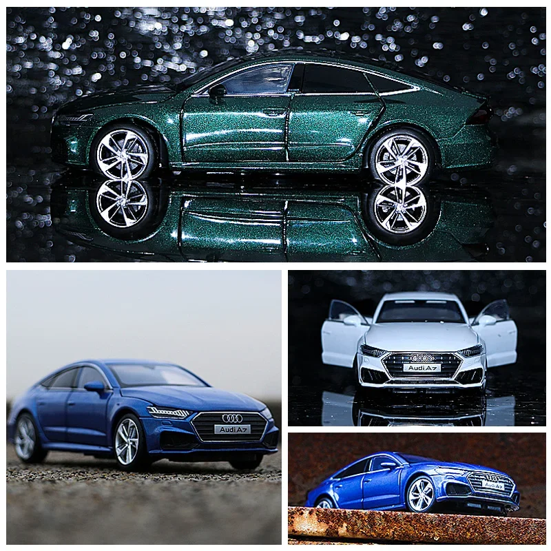 1:32 AUDI A7 Coupe Alloy Car Model Diecasts & Toy Vehicles Metal Toy Car Model High Simulation Sound Light Collection Kids Gift