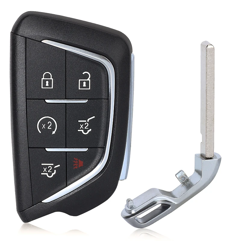 KEYECU 433.92MHz ID49 Chip ID FCC: muslimyless Smart Remote Car Key Fob per Cadillac CT4 CT5 Escalade 2020 2021 2022 2023