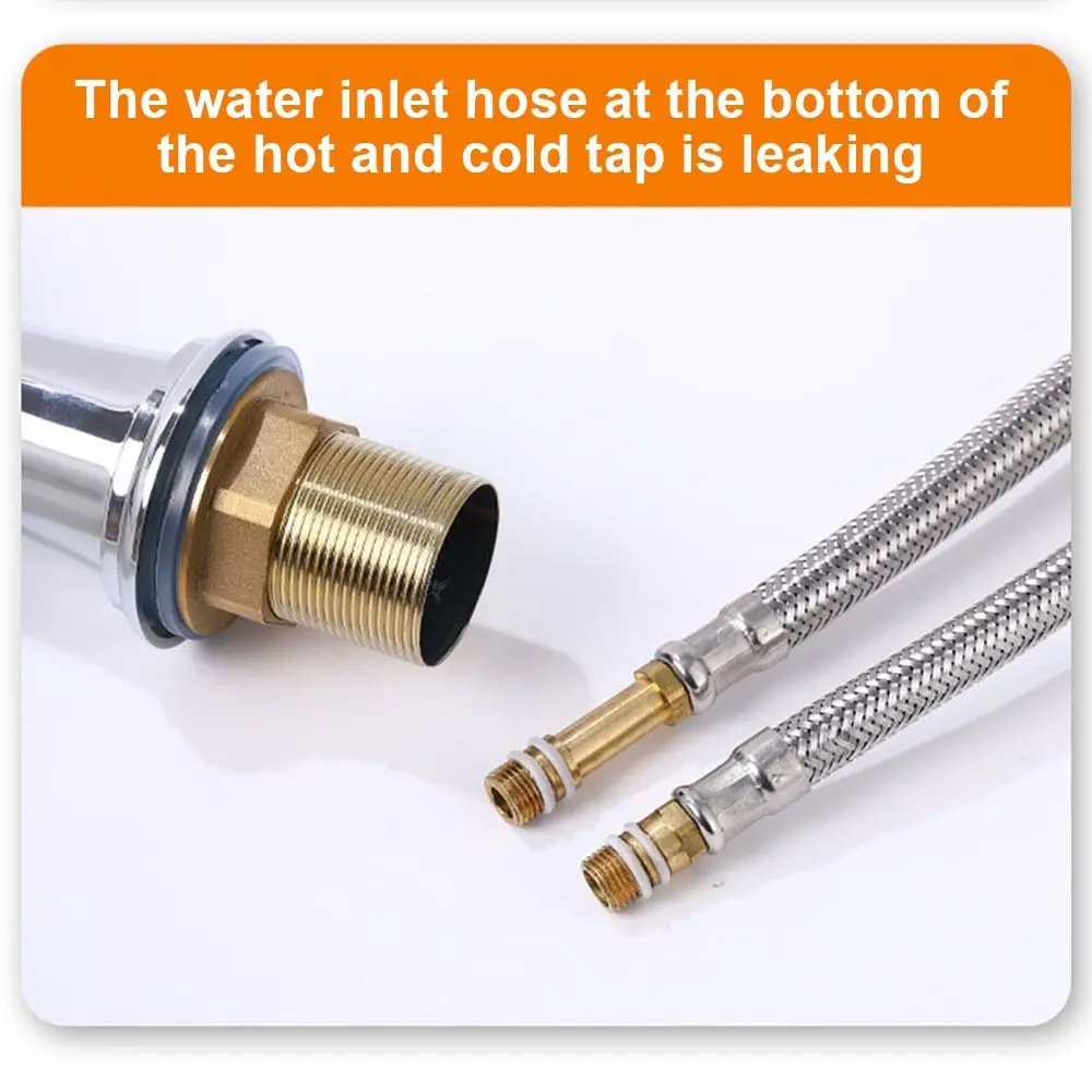 1Sheet S/L Faucet O-Ring Sealing Gasket Replacement High Temperature Resistant Pipe Connection Gasket Elastic Leak-proof
