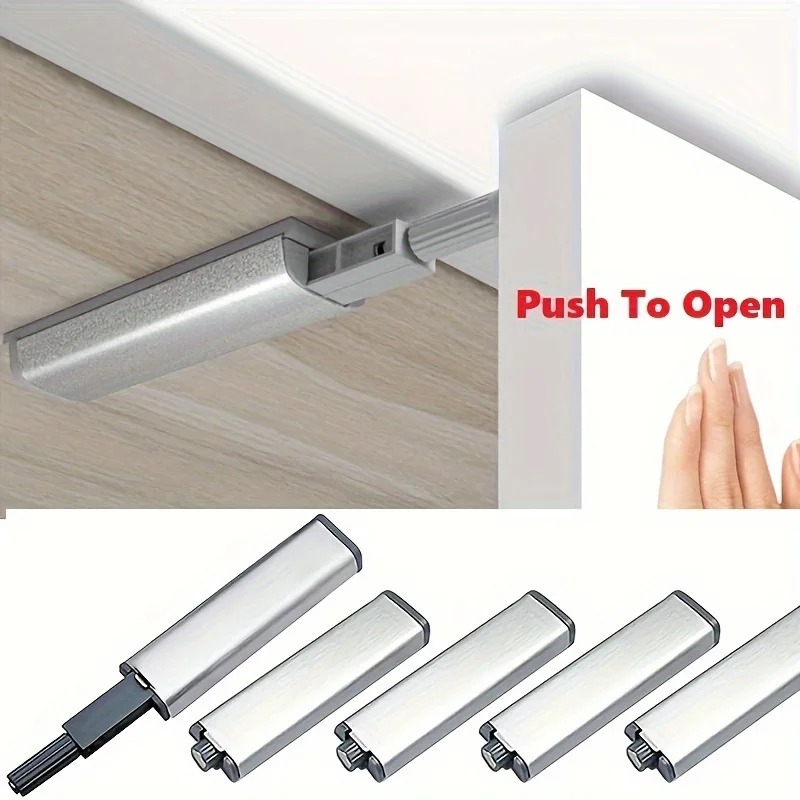 Magnetische Druckverschlüsse mit Soft-Close-Funktion und Berührungsergänzung zum Öffnen für Küchenschränke und Schubladengriffe - Einfache Installation