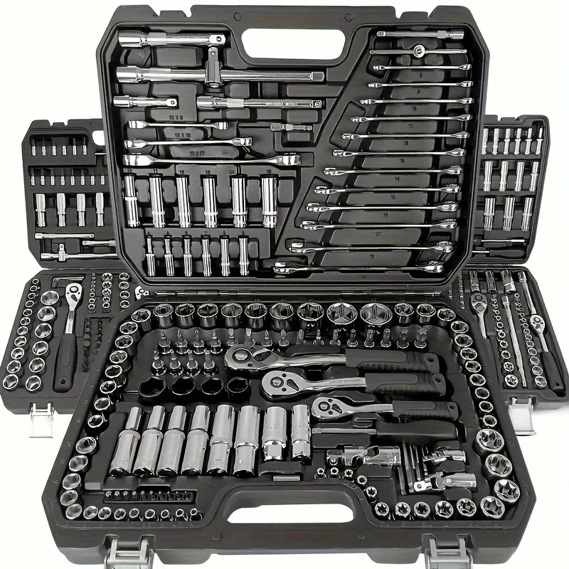 

V 6191L Socket Wrench Tool Kit Auto Repair Tool Set Fashionable Summer Work Uniform Women's Set Cross-Border Automotive Tools