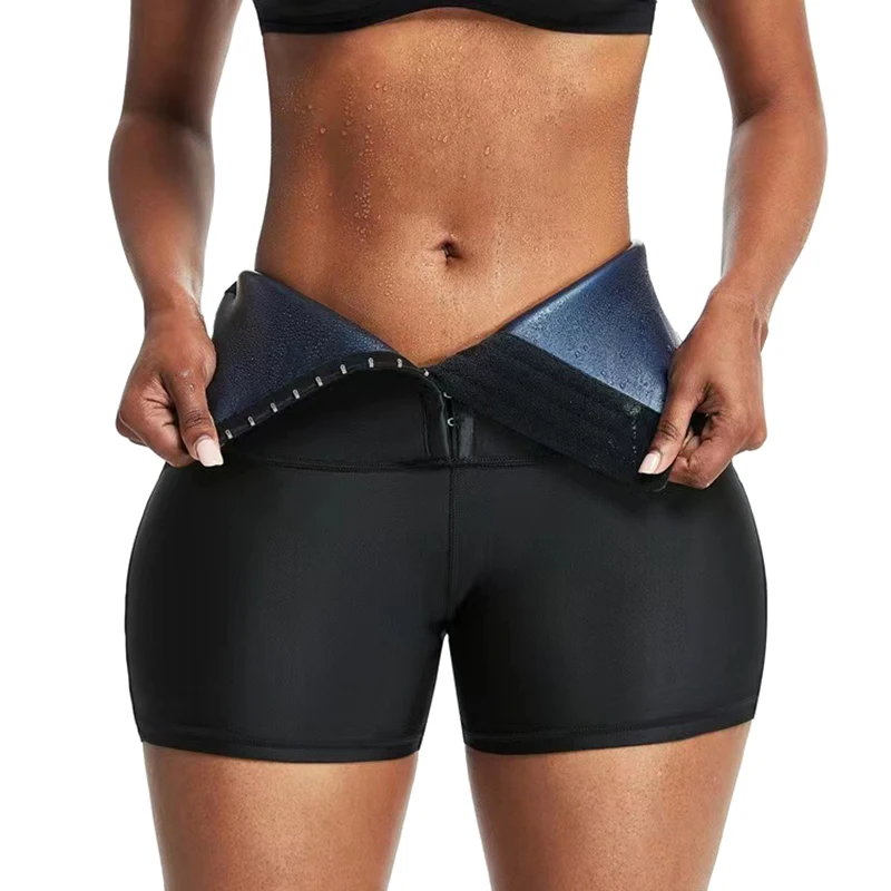 Pantalones cortos deportivos de Yoga para mujer, ropa moldeadora delgada para pérdida de peso, entrenador de cintura, Leggings de entrenamiento de barriga, Fitness