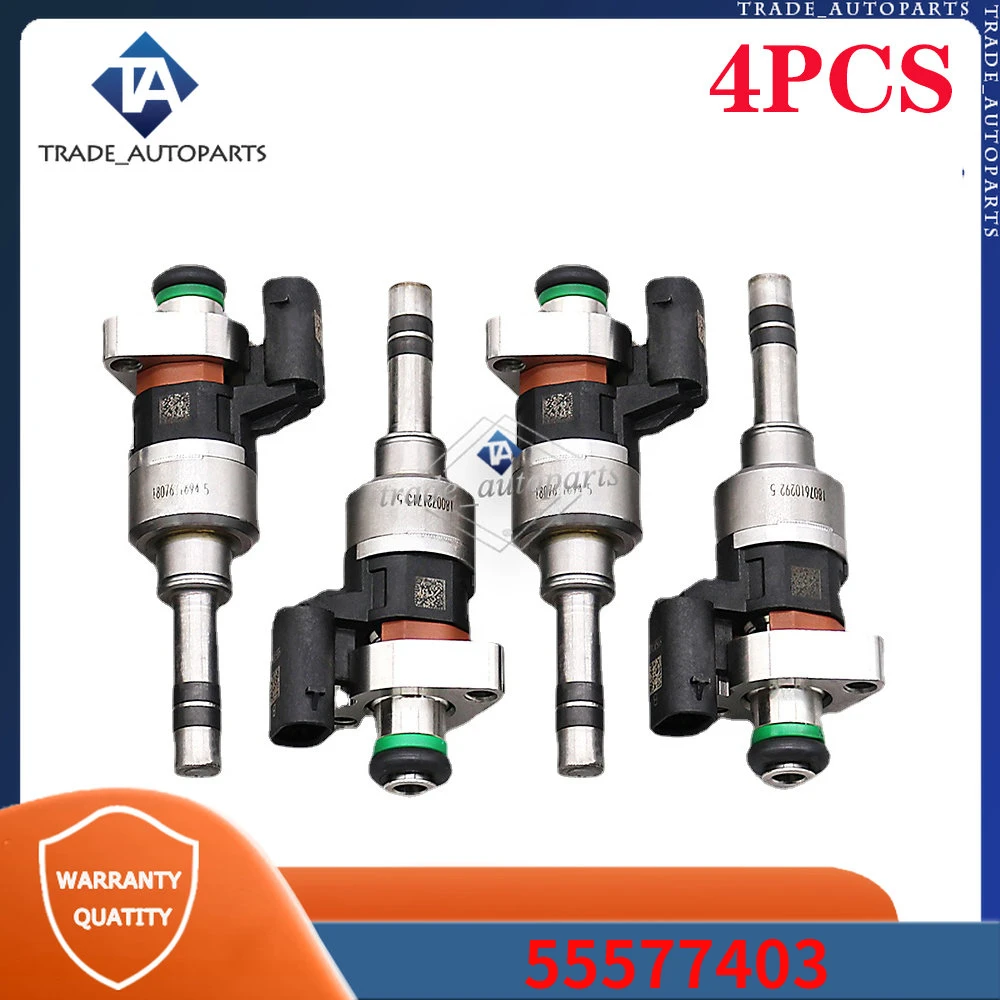 55577403 Fuel Injectors 4Pcs For 2018-2019 Buick Encore Chevrolet Cruze Equinox Malibu GMC Terrain