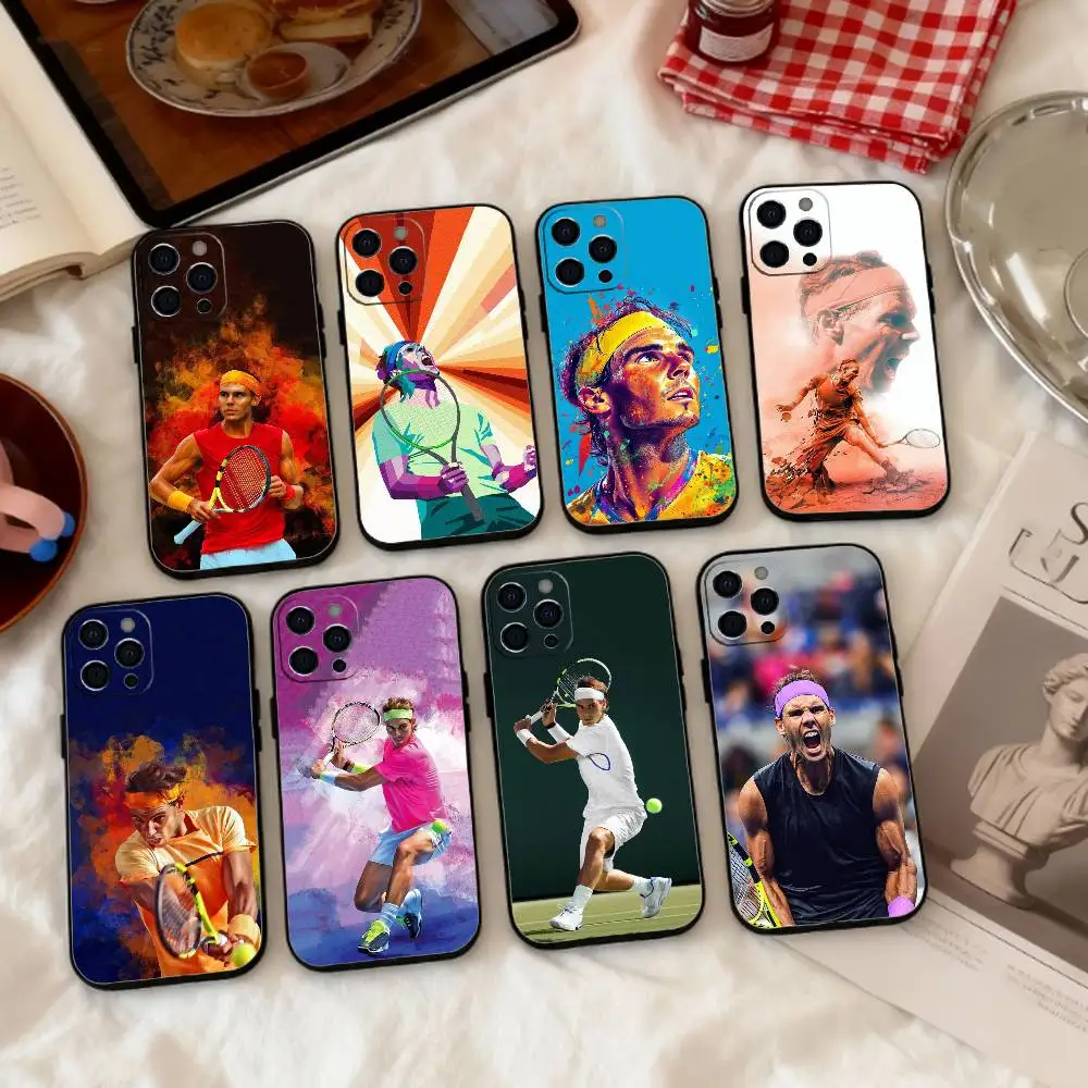 

R-Rafael N-Nadal Tennis Merch Phone Case Silicone Soft For IPhone 17 16 15 14 13 12 11 X XR Plus Pro Max Plus