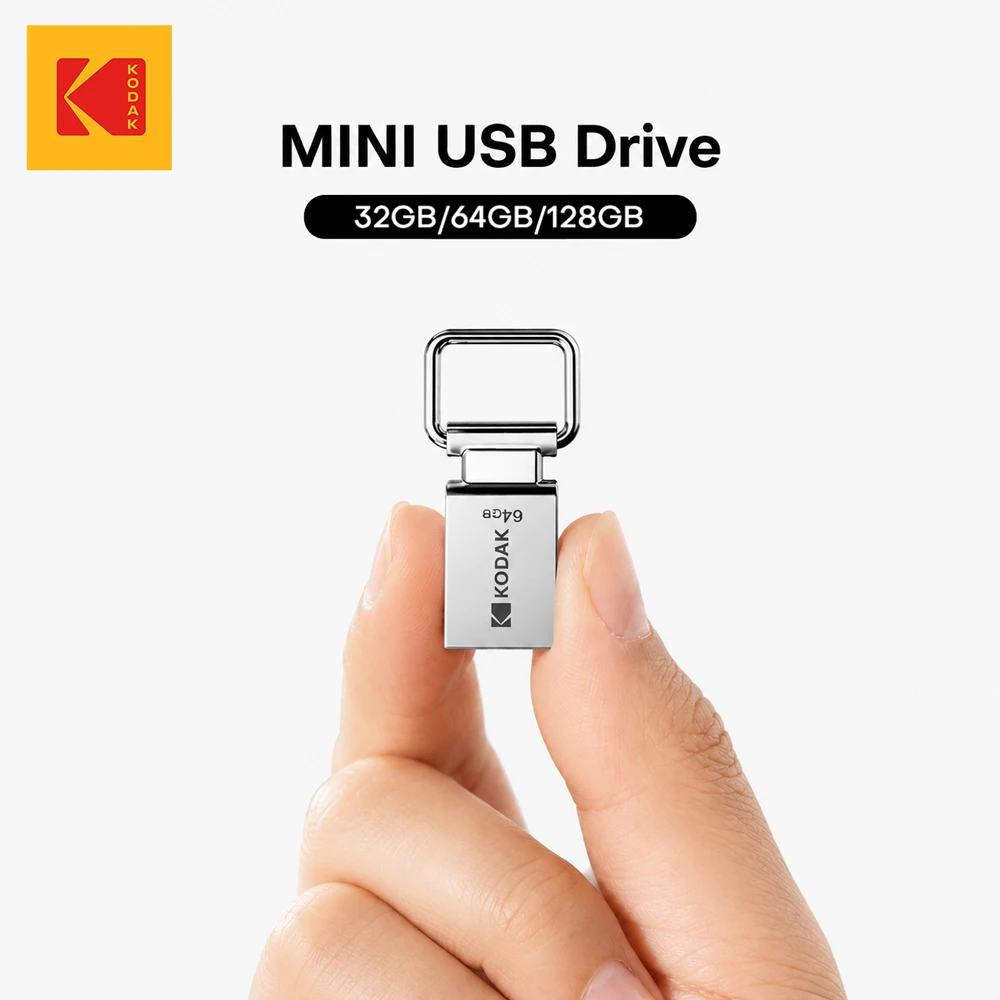 

KODAK K112 Mini USB Flash Drive USB2.0 Pen Drive 32GB 64GB128GB U Disk USB2.0 Portable Memory for Car PC