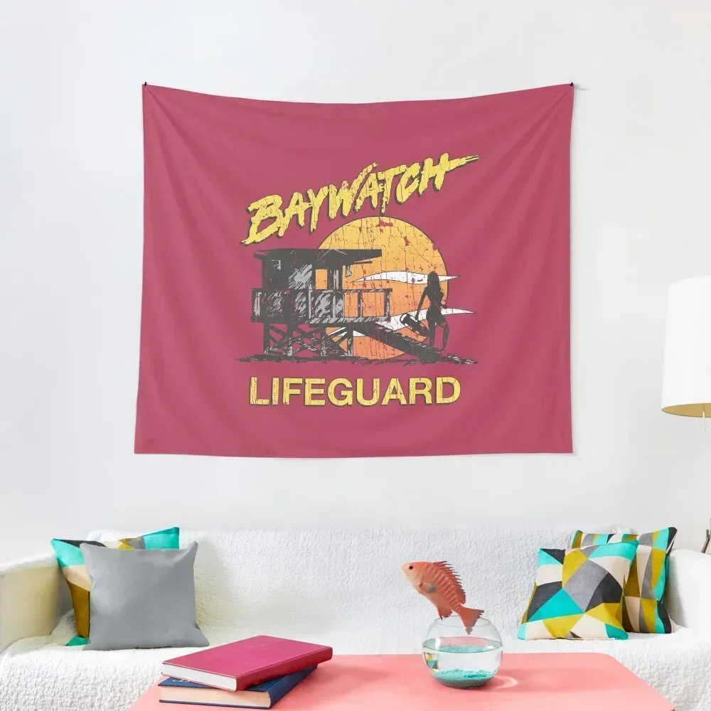 

Baywatch Lifeguard Sunset 1989 Tapestry Decorative Wall Murals Decorative Wall Mural Tapestry