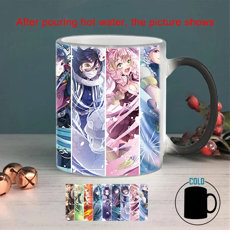 Cartoon Warrior Magic Mug BSKT-030 Coffee Cup Porcelain Mugs Free Shipping Discoloration Cups Drinkware Sublimation Blanks Anime