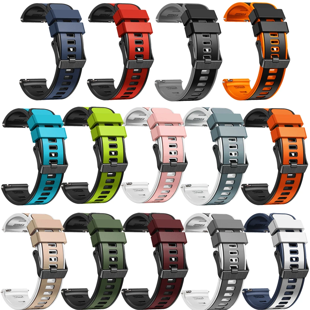 Replacement 22mm Sport Silicone Strap For KOSPET TANK T2 / TANK M2 Smartwatch Band Watchband Bracelet Accessories Wristband