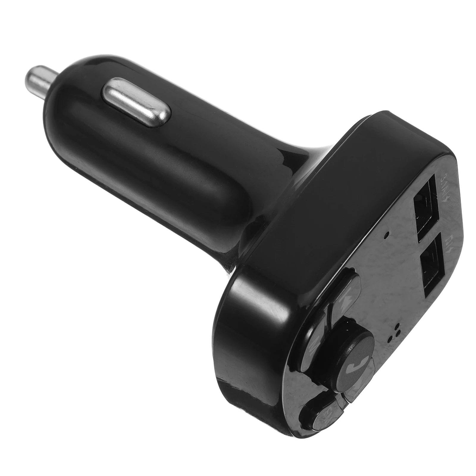 

Wireless Bluetooth Car Fm Transmitter Multi Function Vehicle Audio Player With Lcd Display Usb Charging Black