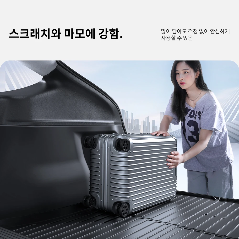 YZ 리어 트렁크 사이드 안티 킥 패드 테슬라 모델 Y 주니퍼 2025 TPE 풀 커버리지 보호 키트 자동차 안티 더티 패드 인테리어 액세서리용 썸네일 4