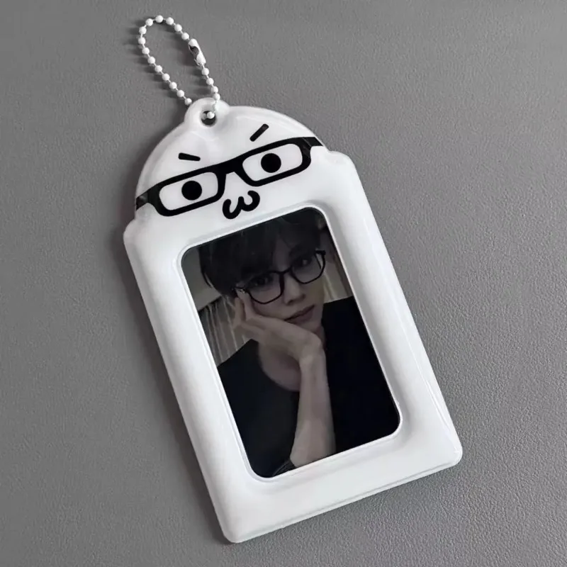 New Cute Photo Card Holder Kpop Star Sleeve Pc Holder 3-3.5in Album Idol Photo Card Small Card Storage Photo Card Holder