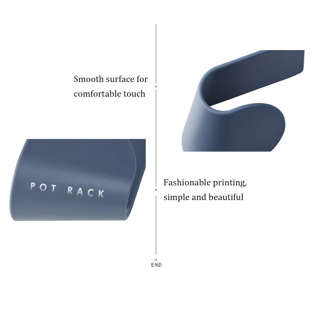 2X Hanging Shelf Storage Rack Wall Mount ABS Multicolored Flexible Organizer Stand Puncture-free Kitchen Gadget