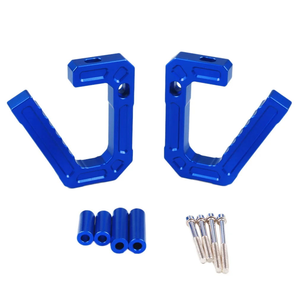 

1 Pair Front Grab Handle CNC Aluminum Grip Bar for Jeep JK Wrangler 07-18 Sport Sahara Rubicon Blue