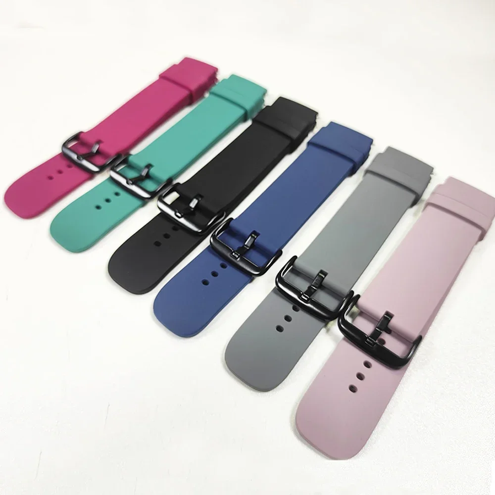 Correa de silicona de repuesto para Zeblaze Vibe 7/Pro/Lite/stratos 2/Btalk 3/2 Lite/Beyond 2 pulsera GTR 3 Pro/Ares 3 Pro 22mm Correa