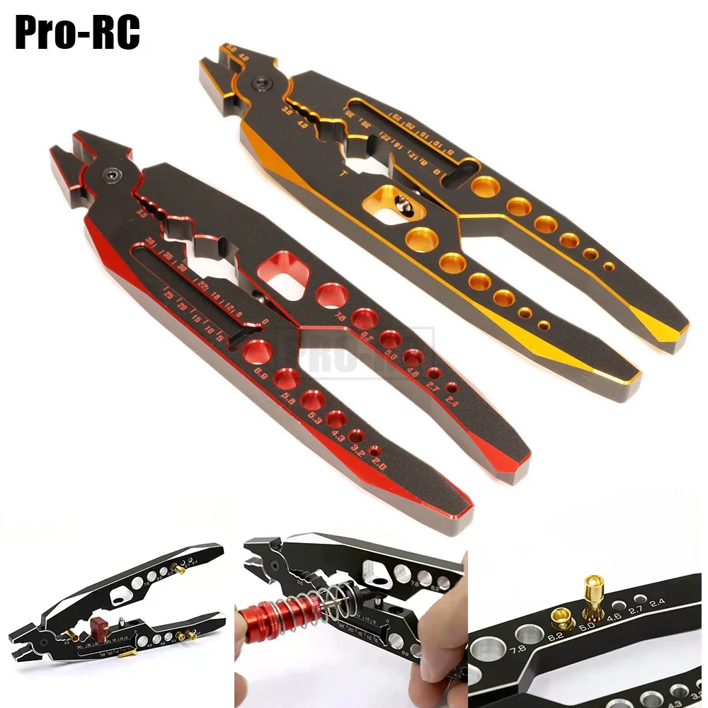 1Pcs Metal Multi-function Shock Absorber Pliers Rod Ball Clamp for RC Car Upgrade Practical Assembly Disassembly Tool