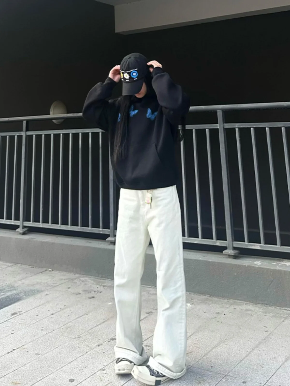 

Cleanfit High Waist Slimming Straight Leg Jeans Men's Women's Curved Knife High Street Sle Bell Bot Youth Faion