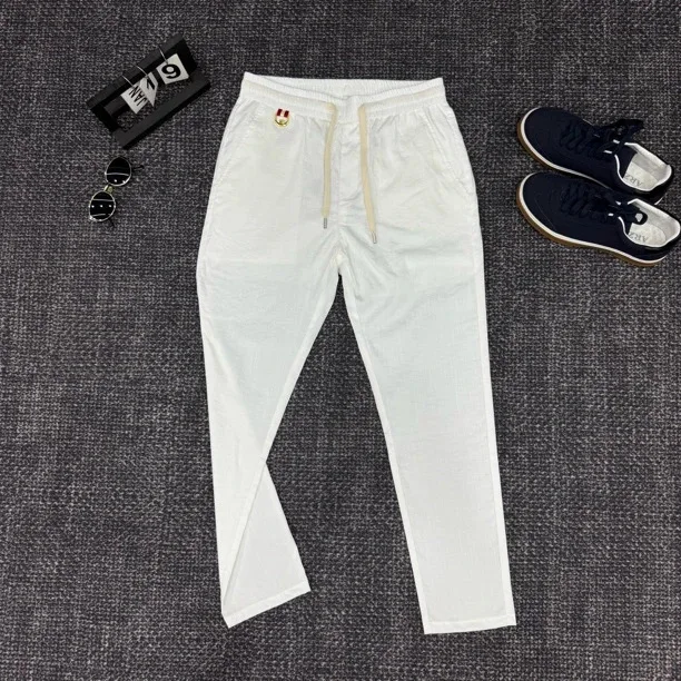 

Spring Fashion Men's Casual Pants Comfortable Versatile Stylish Simple Personality Design Luxury Lightweight Paul Zhuo Fan Ti