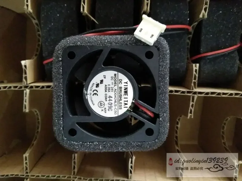 5PCS FAN FOR 40X40X20MM 4CM ADDA AD0424LS-C50 4020 24V original For ML-1710 printer fan