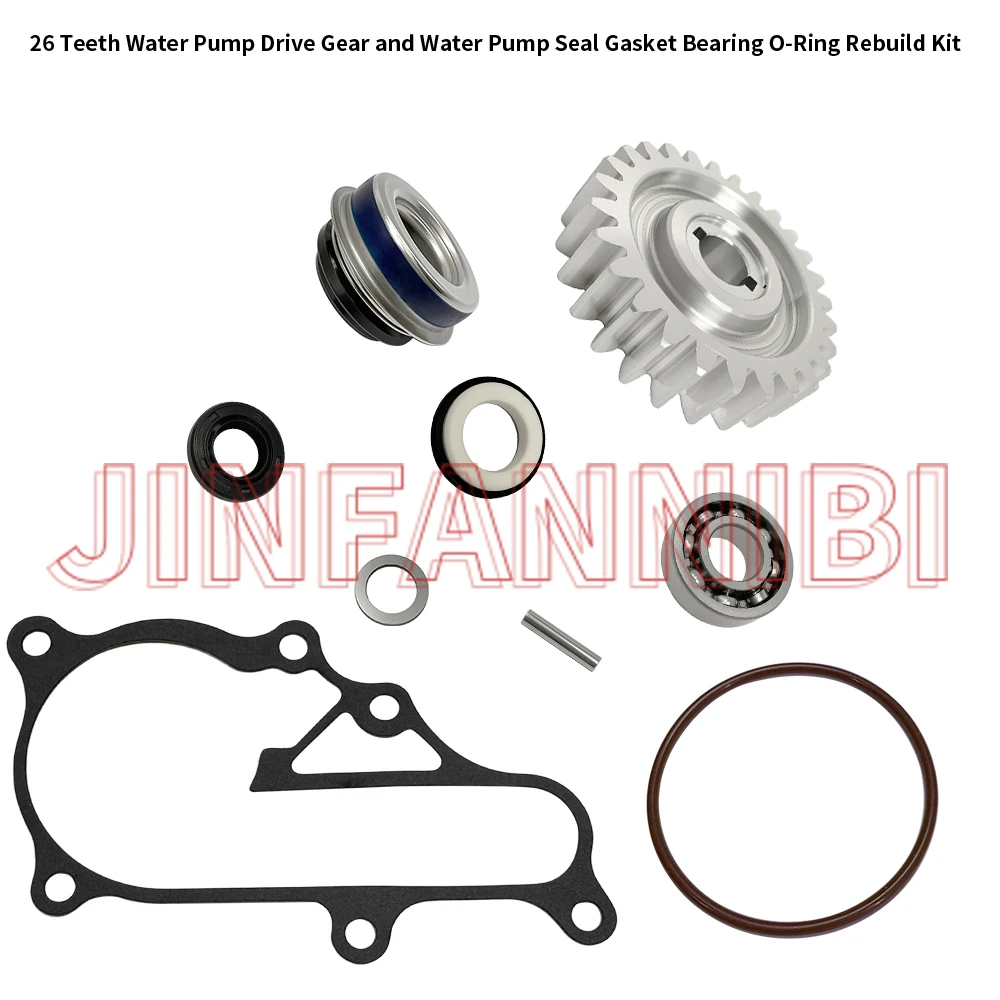 

Water Pump Drive Gear & Seal Gasket Bearing Kit for Yamaha Raptor 700R YFM700R