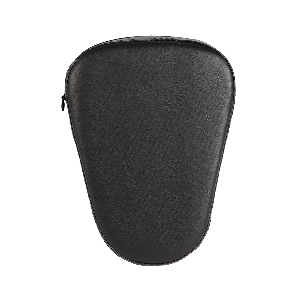 Motorcycle Universal Black Synthetic Leather Sissy Bar Backrest Cushion Back Pad For Harley Sporsters 883 Honda Yamaha Suzuki