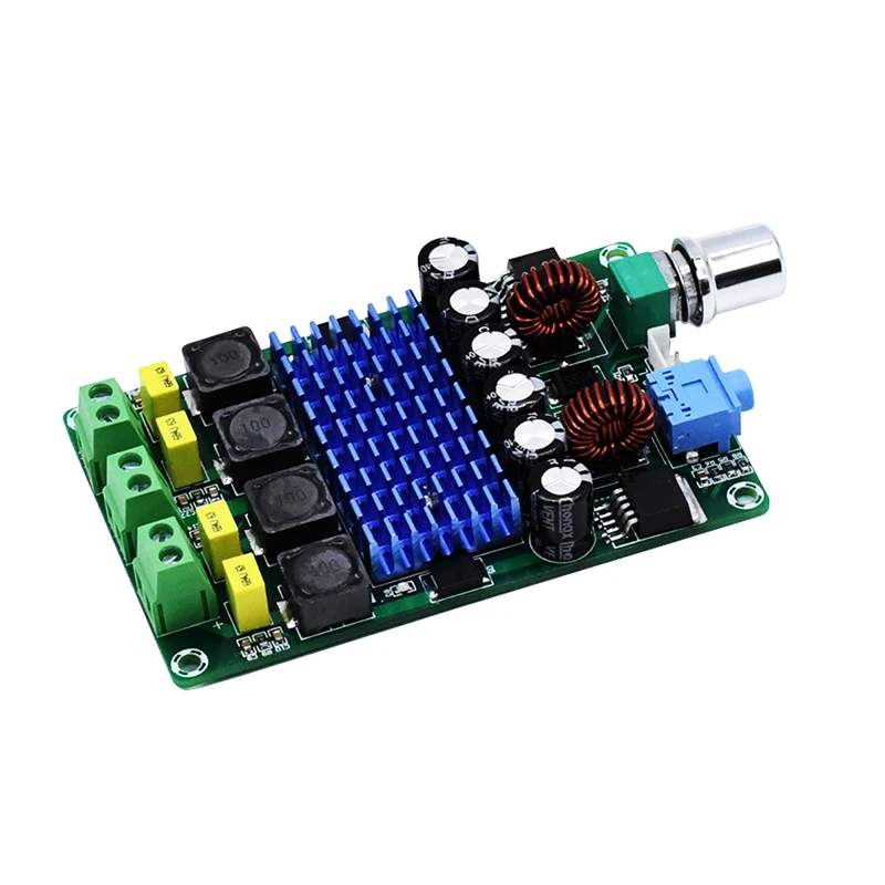 Tenghong TPA3116D2 12V 100W Digital Amplifier Board Audio Amp Auto Boost Distortion Free Battery Power Car Outdoor Sound System
