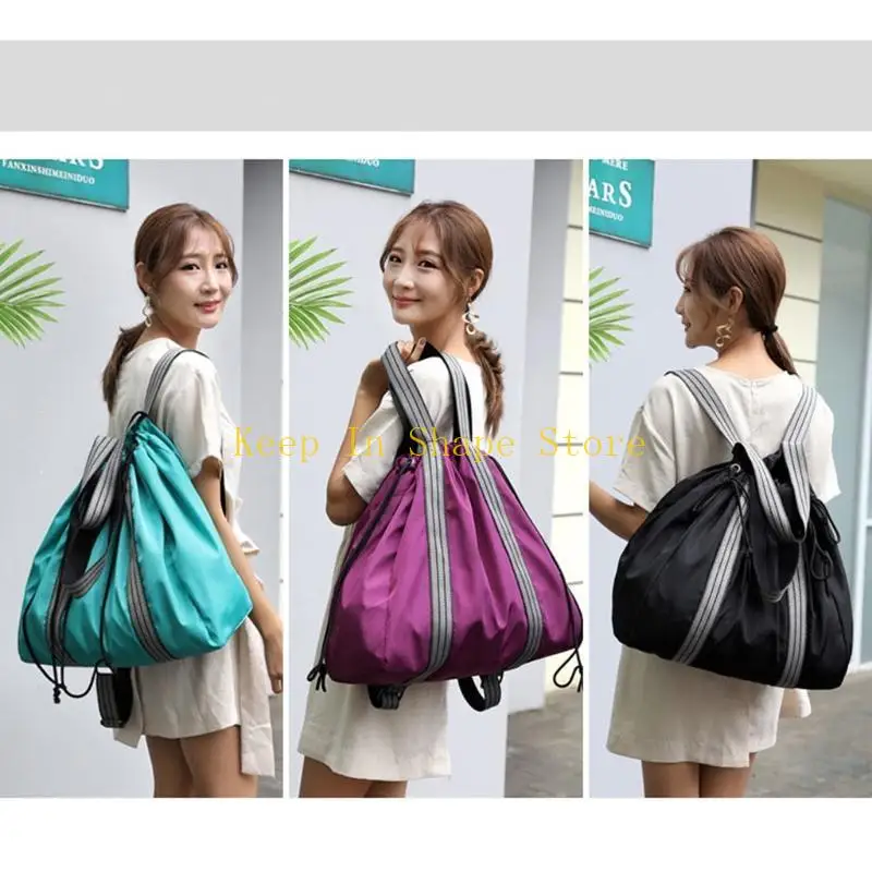 U1JC Yoga Mat Backpack Yoga Mat Drawstring Hand Bag Thick Waterproof Sports Backpack