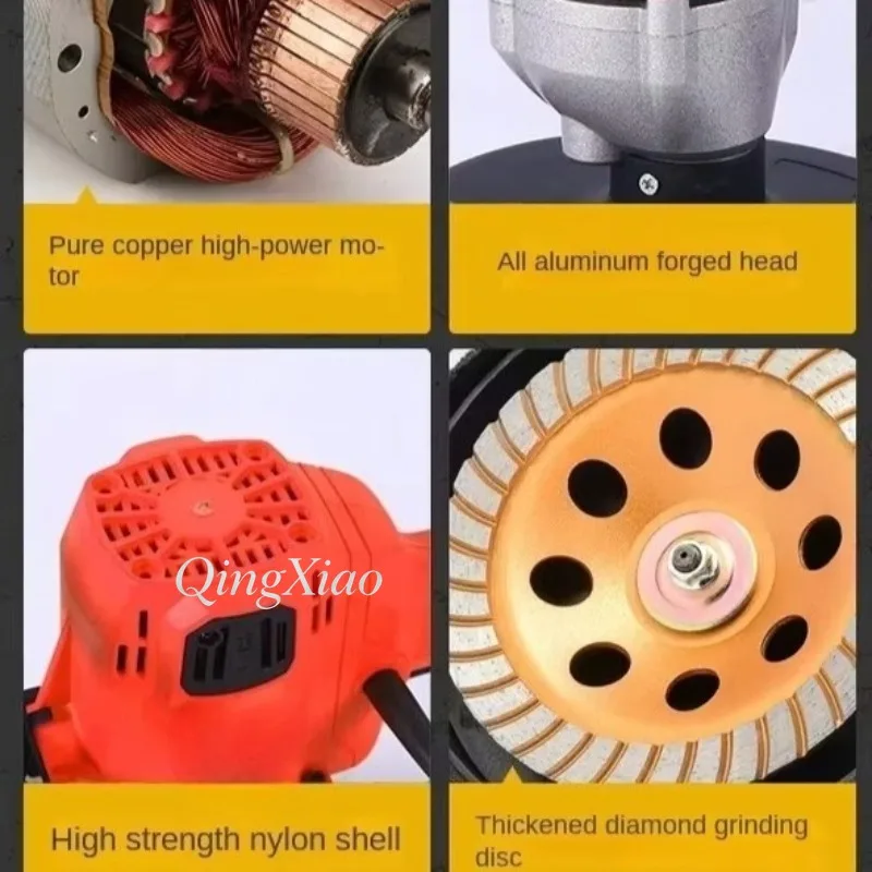 Floor And Wall Concrete Cement Polishing Machine Multifunctional Dust Free Machine For Surface Smoothing Decoration Construction