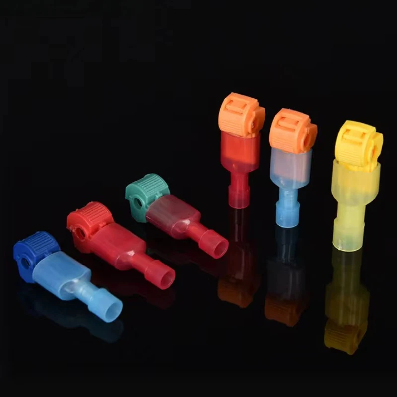 200Sets T-Tap Connector Quick Electrical Cable Connector Snap Splice Lock Wire Terminal Waterproof Crimp Wire Terminal
