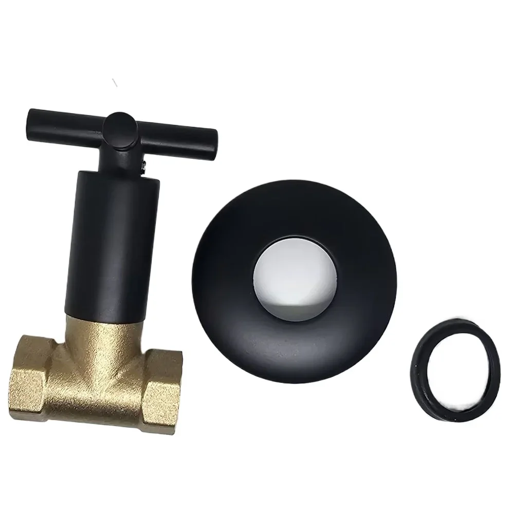 

G1/2Buried Wall Type Single Water Shower Switch Valve, Hand-screwed Bath Constant Temperature Concealed Shower Valve Single Cold