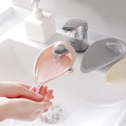 1PC Hands Washing Extender Silicone Faucet Extender Children Hands Washing Aid Kitchen Faucet Guide Sink Splash Proof Extender