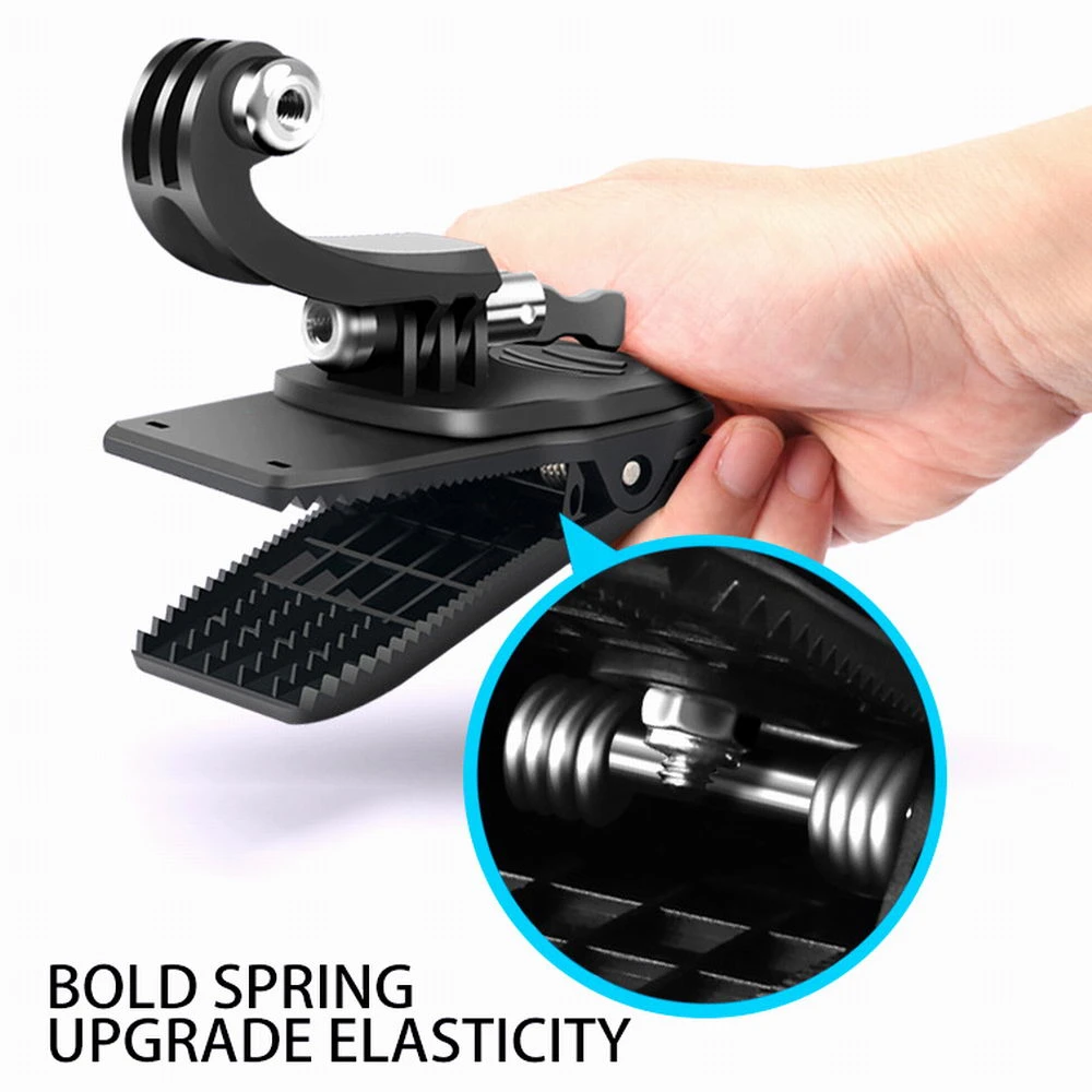 360 ° Draaien J-Haak Snelsluiting Rugzak Schouderriem Mount Clip Clamp Voor Gopro Hero11 10 9 8 7 Oner Accessoires