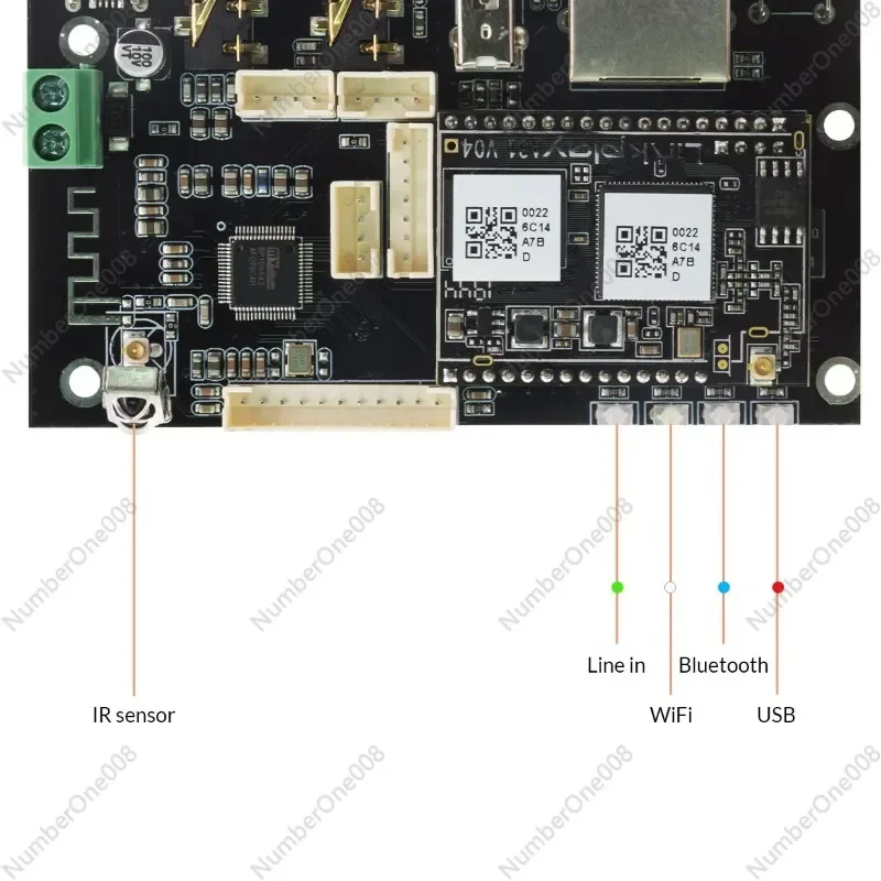 Pro V3 WiFi وBT متعدد الغرف تطبيق مجاني استقبال الصوت لوحة دارات مطبوعة لاسلكية مع سبوتيفي Airplay Dlna راديو الإنترنت